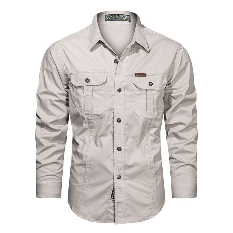 Liam™ - Herrenhemd im Cargo-Stil
