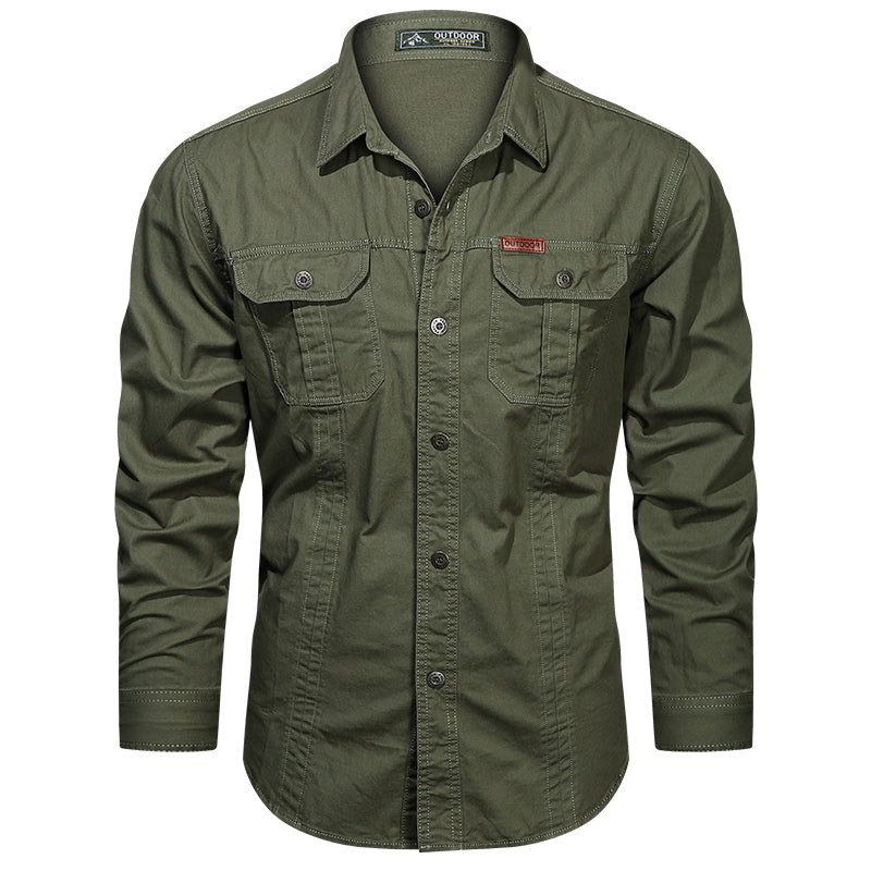 Liam™ - Herrenhemd im Cargo-Stil