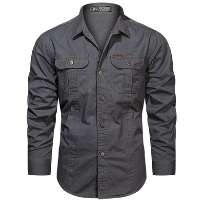 Liam™ - Herrenhemd im Cargo-Stil