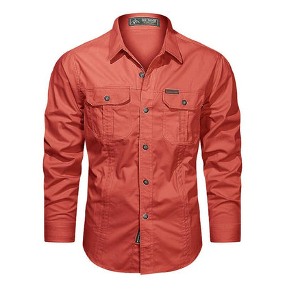 Liam™ - Herrenhemd im Cargo-Stil