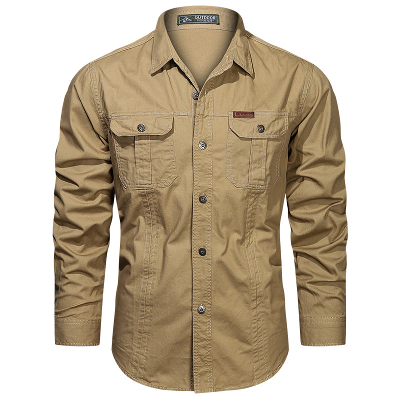 Liam™ - Herrenhemd im Cargo-Stil