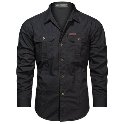 Liam™ - Herrenhemd im Cargo-Stil