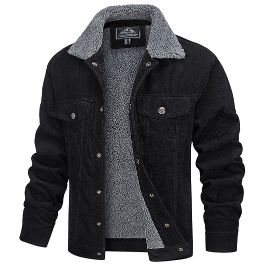 Finn™ - Multipocket Pelz mit Fleece Wintermantel