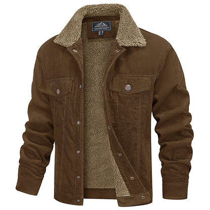 Finn™ - Multipocket Pelz mit Fleece Wintermantel
