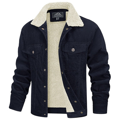 Finn™ - Multipocket Pelz mit Fleece Wintermantel